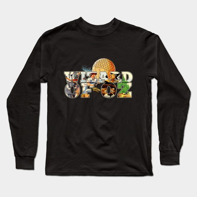 The Wizard of Oz Comic Book Style Official Story Book Edition Long Sleeve T-Shirt by Joaddo